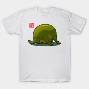 Monday Mood Yoga Frog Folded T-Shirt